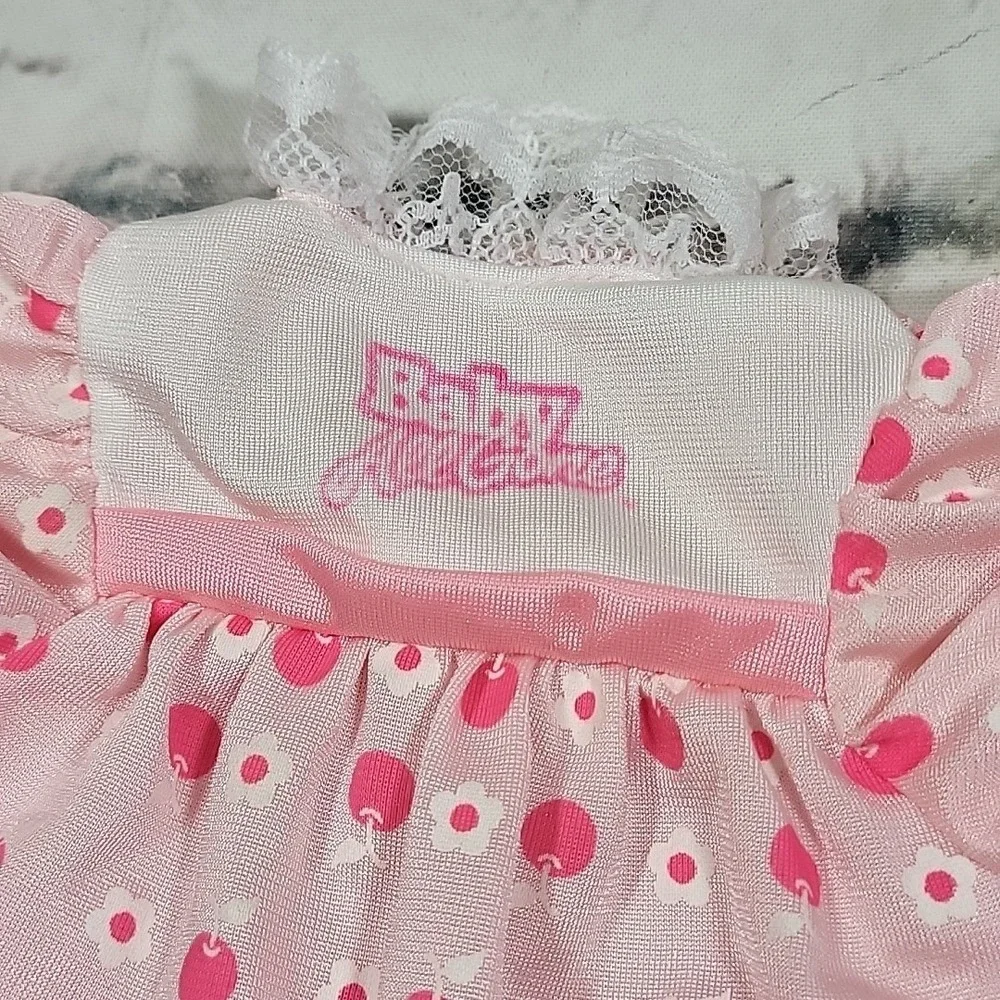 Vintage 1990s Kenner Baby All Gone‎ Doll Pink Cherries Outfit Only